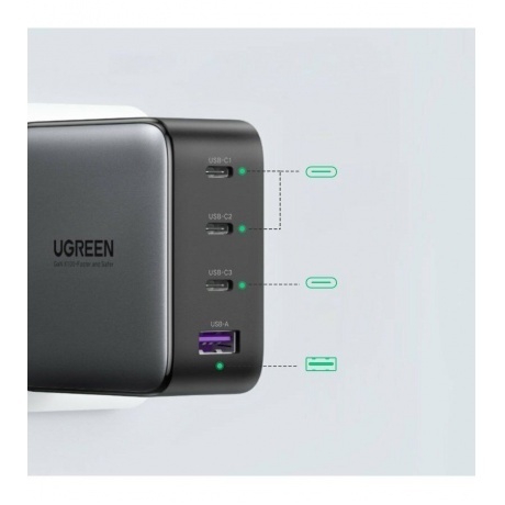 Сетевое зарядное устройство UGREEN CD226 (40747) Grey - фото 14