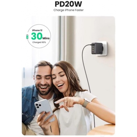 Сетевое зарядное устройство UGREEN CD226 (40747) Grey - фото 28