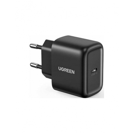 Сетевое зарядное устройство UGREEN CD250 (50581) USB-C 25W PD Charger + C-C 2M Cable EU. черный - фото 3