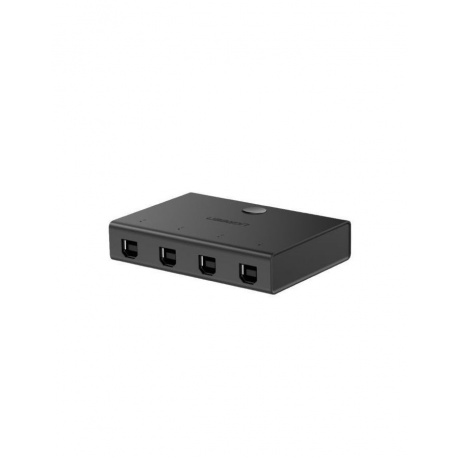 Сплиттер UGREEN US158 (30346) USB 2.0 Sharing S Witch 4x1. черный - фото 1