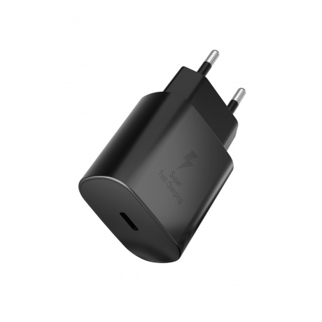 Сетевое зарядное устройство VLP 25Вт USB-C, PD, PPS, черный - фото 1