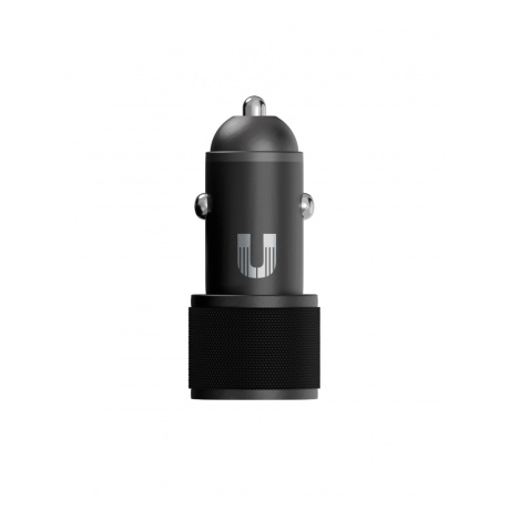 Автомобильное зарядное устройство Uzay 38Вт USB-C+USB-A, PD, QC, черное - фото 3