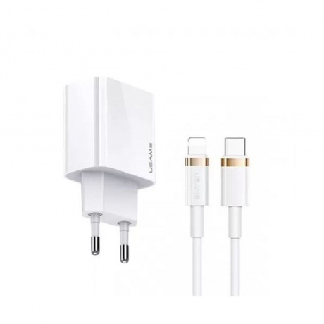 Сетевое зарядное устройство USAMS - (T49) 20W, белый (T49OCLN01)