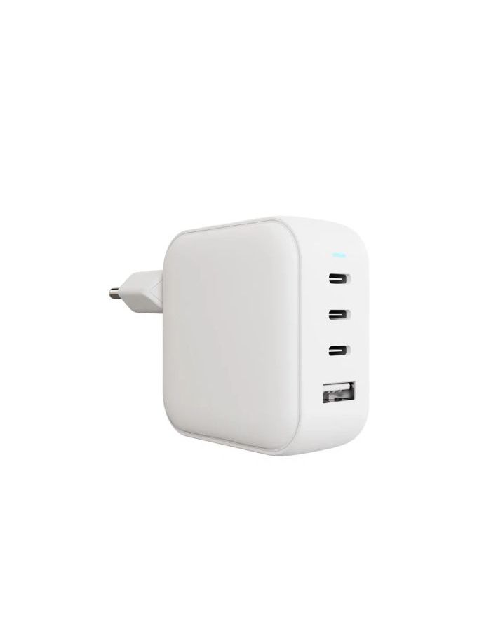 Сетевое зарядное устройство VLP G-Charge 100Вт 3*USB-C+USB-A, PD, QC, белый зарядное устройство choetech solar power 100w sc009
