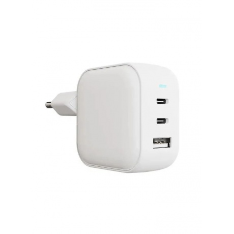 Сетевое зарядное устройство VLP G-Charge 65Вт 2*USB-С+USB-A, PD, QC, белый - фото 1