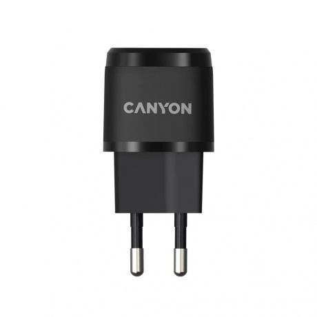 Сетевое зарядное устройство CANYON H-20-05, PD 20W (2CN-ECHA20B05) черный - фото 2