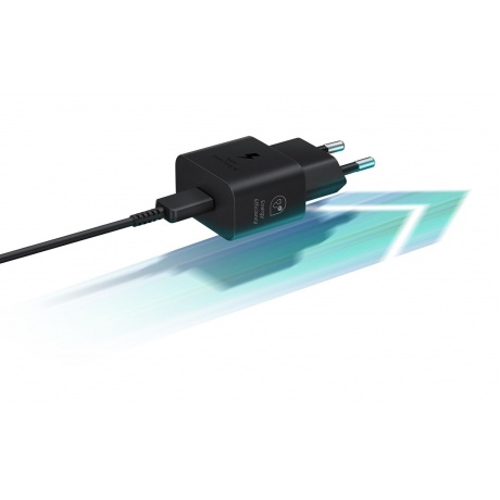 Сетевое зарядное устройство Samsung 25W USB Type-C, black (EP-T2510XBEGRU) - фото 2