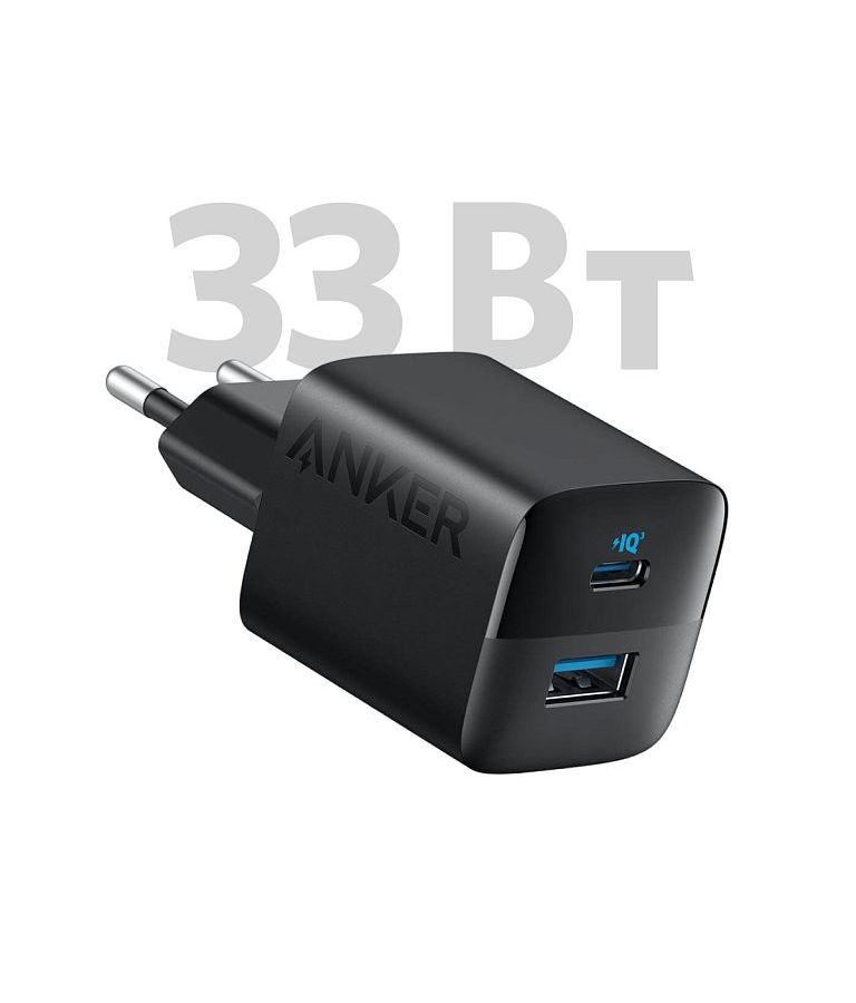 Сетевое зарядное устройство ANKER Anker 323 33W A2331 Black/черный сетевое зарядное устройство anker 323 33w a2331 черное eac