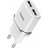 Сетевое зарядное устройство+кабель Micro-USB Hoco C12, 2USB, 2.4...