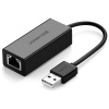 Сетевой адаптер UGREEN USB 2.0, 10/100 Мбит/с, цвет черный (2025...