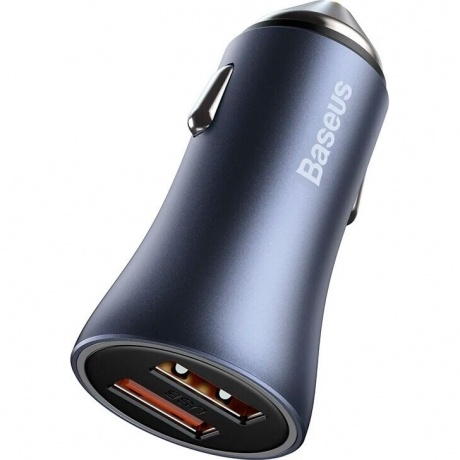 Автомобильное зарядное устройство Baseus Golden Contactor Pro Dark Gray (TZCCJD-A0G) - фото 5
