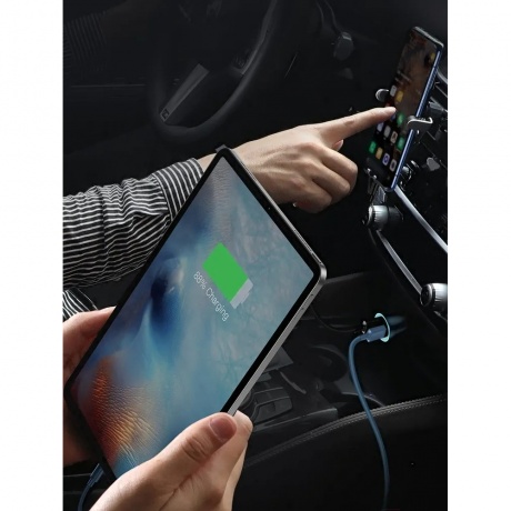 Автомобильное зарядное устройство Baseus Golden Contactor Pro Dark Gray (TZCCJD-A0G) - фото 9