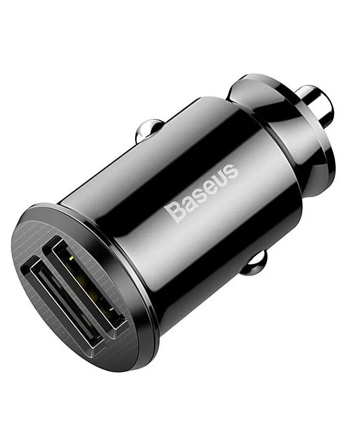Автомобильное зарядное устройство Baseus Grain Black (CCALL-ML01) - фото 2