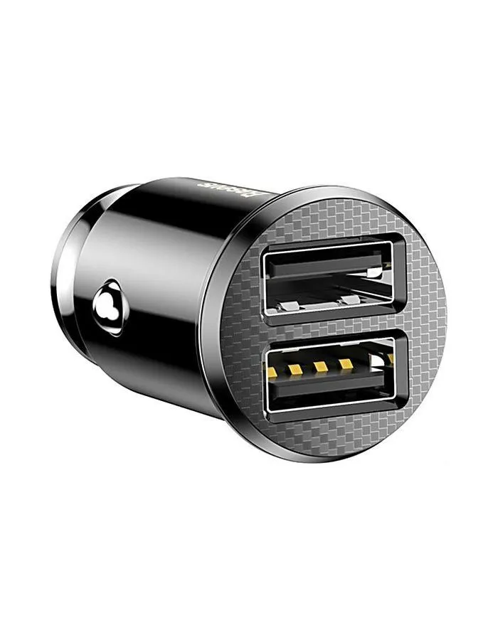 Автомобильное зарядное устройство Baseus Grain Black (CCALL-ML01) - фото 3