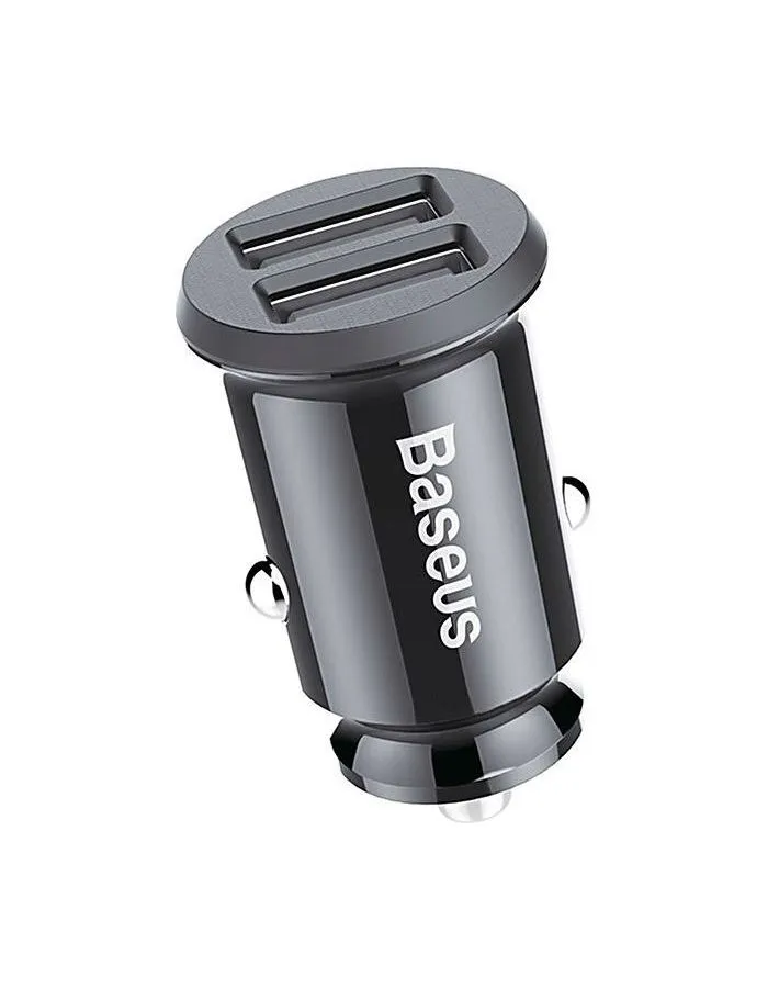 Автомобильное зарядное устройство Baseus Grain Black (CCALL-ML01) - фото 4