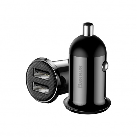 

Автомобильное зарядное устройство Baseus Grain Pro Black (CCALLP-01)