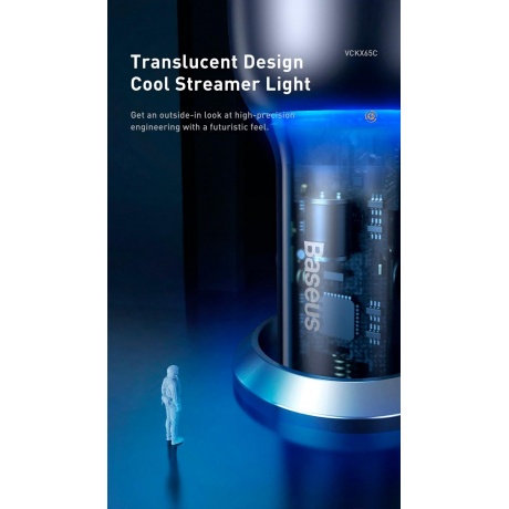 Автомобильное зарядное устройство Baseus Particular Gray (CCKX-C0G) - фото 7