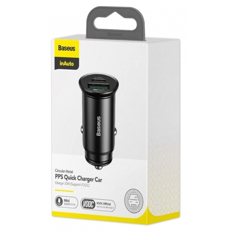 Автомобильное зарядное устройство Baseus QuickCharge3 Black (CCALL-DS01) - фото 10