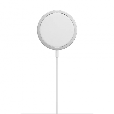 Беспроводное зарядное устройство Apple Magsafe Charger 15 Вт, белый (MHXH3ZM/A) отличное состояние; - фото 1