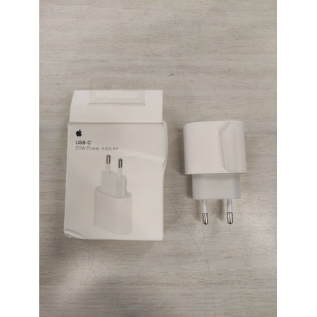 Сетевое зарядное устройство Apple 20W USB-C Power Adapter MHJE3ZM/A хорошее состояние - фото 2