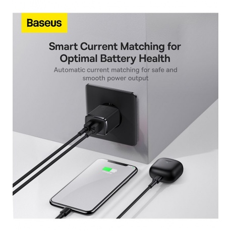 Сетевое зарядное устройство Baseus Compact 10.5W EU Black (CCXJ010201) - фото 16