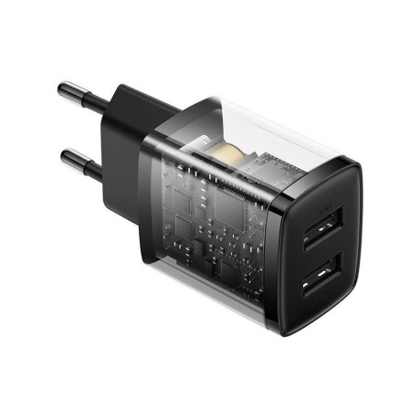 Сетевое зарядное устройство Baseus Compact 10.5W EU Black (CCXJ010201) - фото 4