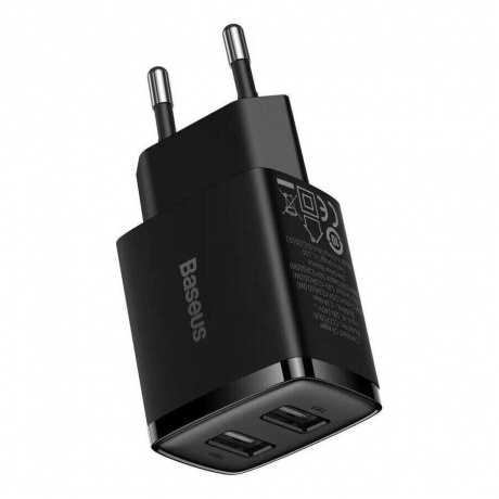 Сетевое зарядное устройство Baseus Compact 10.5W EU Black (CCXJ010201) - фото 5