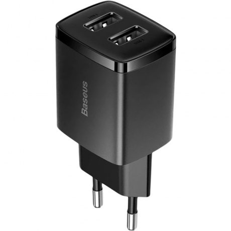 Сетевое зарядное устройство Baseus Compact 10.5W EU Black (CCXJ010201) - фото 6