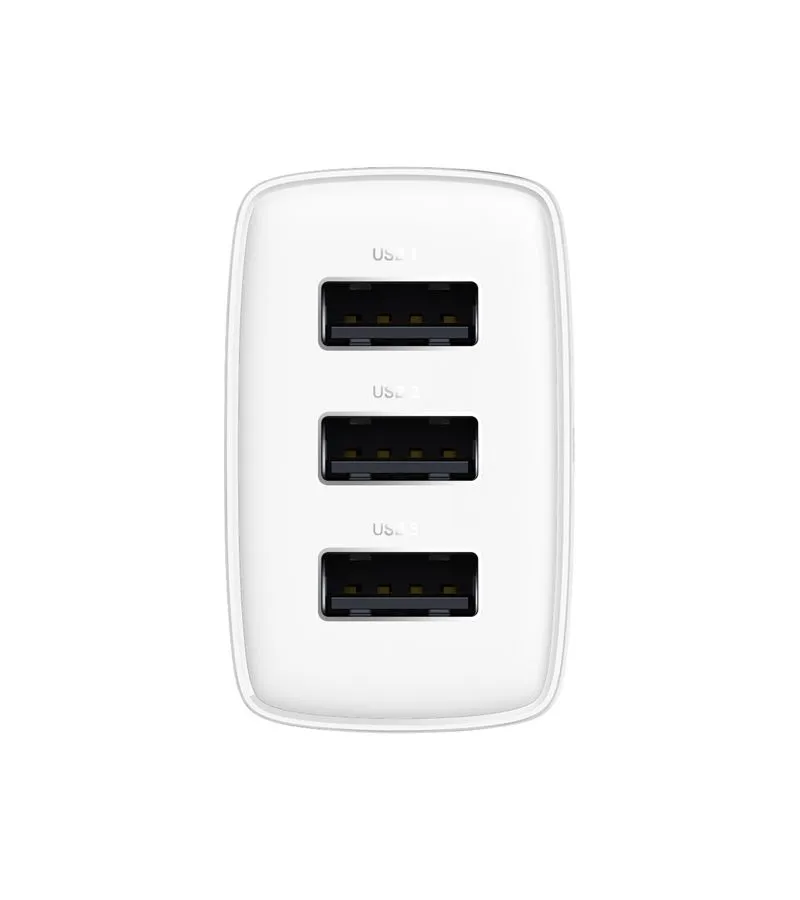 Сетевое зарядное устройство Baseus Compact 17W CCCP17UC White (CCXJ020102) - фото 3