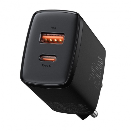 Сетевое зарядное устройство Baseus Compact 20W Black (CCXJ-B01) - фото 2