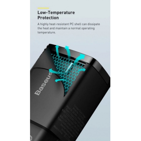 Сетевое зарядное устройство Baseus Compact 20W Black (CCXJ-B01) - фото 11