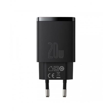 Сетевое зарядное устройство Baseus Compact 20W Black (CCXJ-B01) - фото 1