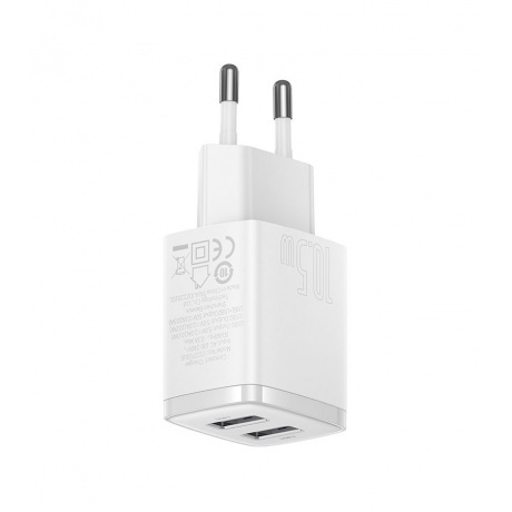 Сетевое зарядное устройство Baseus Compact Charger CCCP10UE White (CCXJ010202) - фото 2