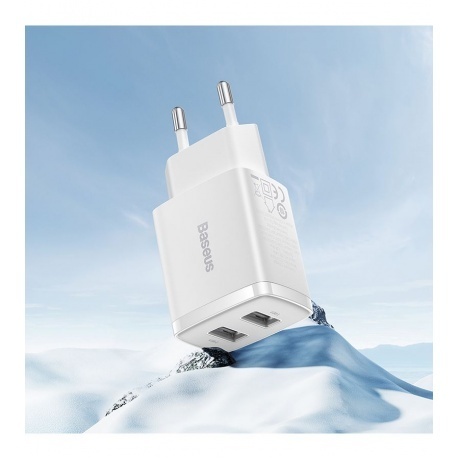 Сетевое зарядное устройство Baseus Compact Charger CCCP10UE White (CCXJ010202) - фото 15