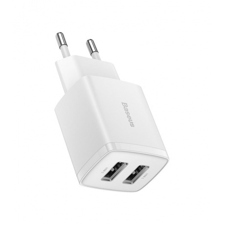 Сетевое зарядное устройство Baseus Compact Charger CCCP10UE White (CCXJ010202) - фото 3