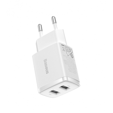 Сетевое зарядное устройство Baseus Compact Charger CCCP10UE White (CCXJ010202) - фото 6