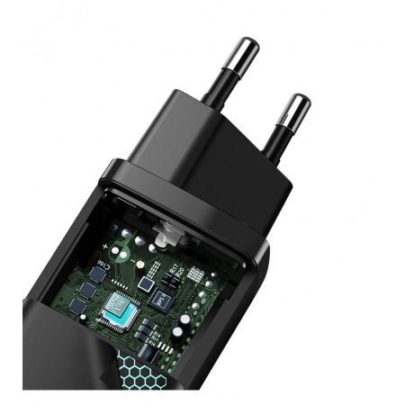 Сетевое зарядное устройство Baseus GaN2 Lite 65W Black (CCGAN2L-B01) - фото 6