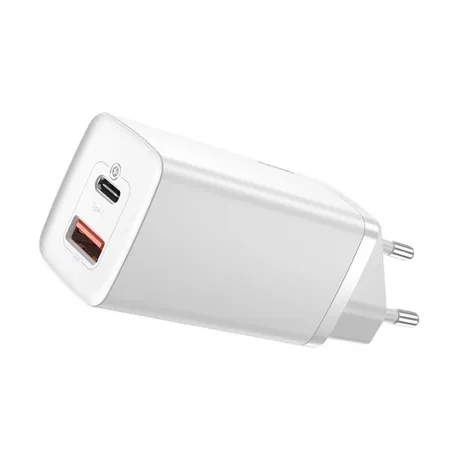 Сетевое зарядное устройство Baseus GaN2 Lite 65W White (CCGAN2L-...