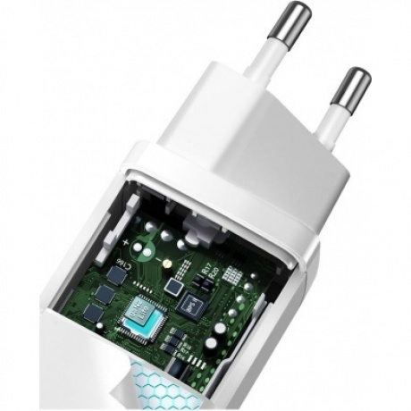 Сетевое зарядное устройство Baseus GaN2 Lite 65W White (CCGAN2L-B02) - фото 6