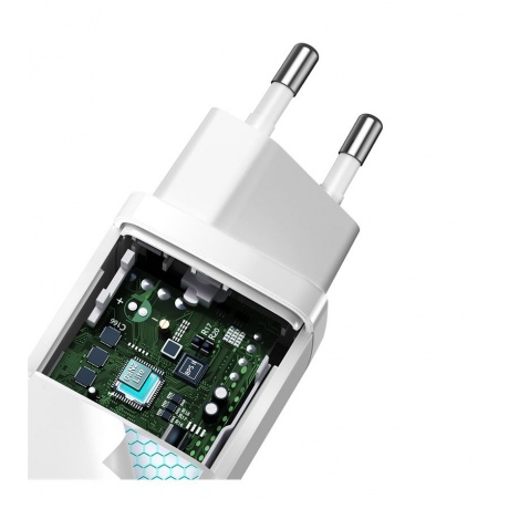 Сетевое зарядное устройство Baseus GaN2 Lite 65W White (CCGAN2L-B02) - фото 6