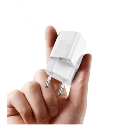 Сетевое зарядное устройство Baseus GAN3 30W EU White (CCGN0101020) - фото 8