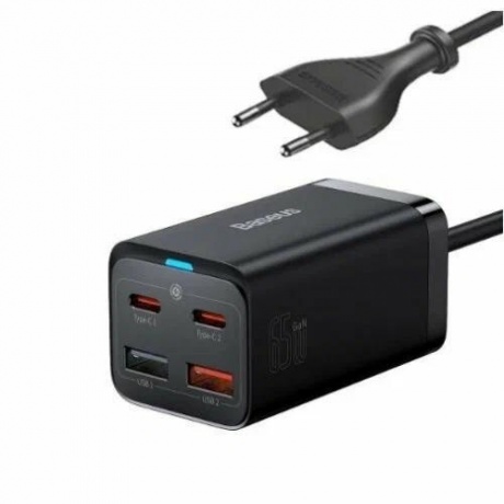 

Сетевое зарядное устройство Baseus GaN3 Pro Desktop 65W EU Black (CCGP040101)