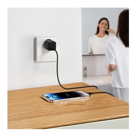 Сетевое зарядное устройство Baseus GaN5 20W EU Black (CCGN050101) - фото 14