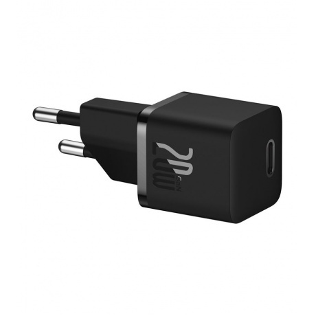 Сетевое зарядное устройство Baseus GaN5 20W EU Black (CCGN050101) - фото 9