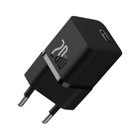 Сетевое зарядное устройство Baseus GaN5 20W EU Black (CCGN050101) - фото 1