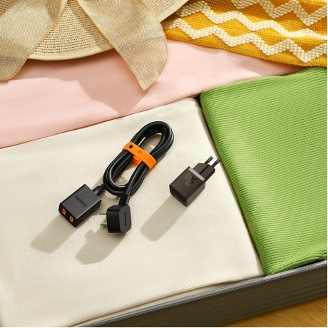 Сетевое зарядное устройство Baseus GaN5 30W Black (CCGN070401) - фото 7