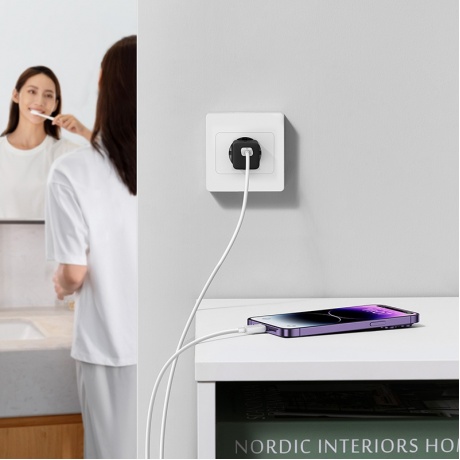 Сетевое зарядное устройство Baseus GaN5 30W Black (CCGN070401) - фото 8