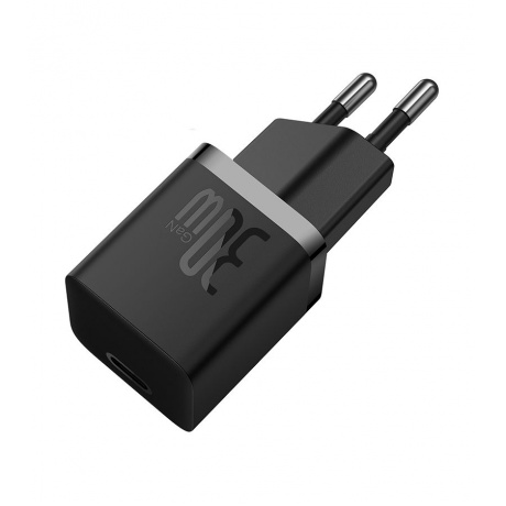 Сетевое зарядное устройство Baseus GaN5 30W Black (CCGN070401) - фото 4