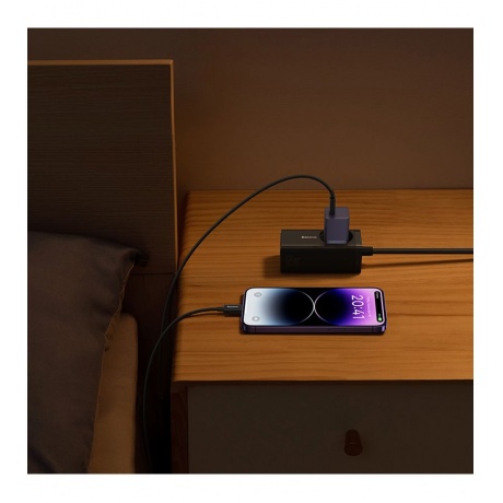 Сетевое зарядное устройство Baseus GaN5 30W Purple (CCGN070705) - фото 9