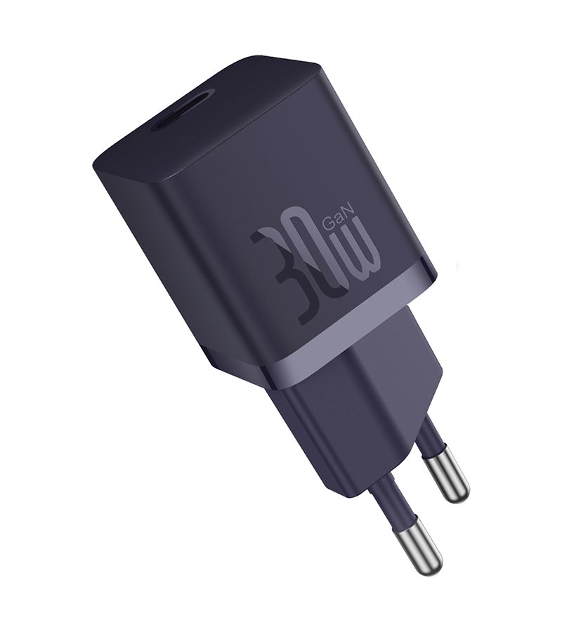 цена Сетевое зарядное устройство Baseus GaN5 30W Purple (CCGN070705)